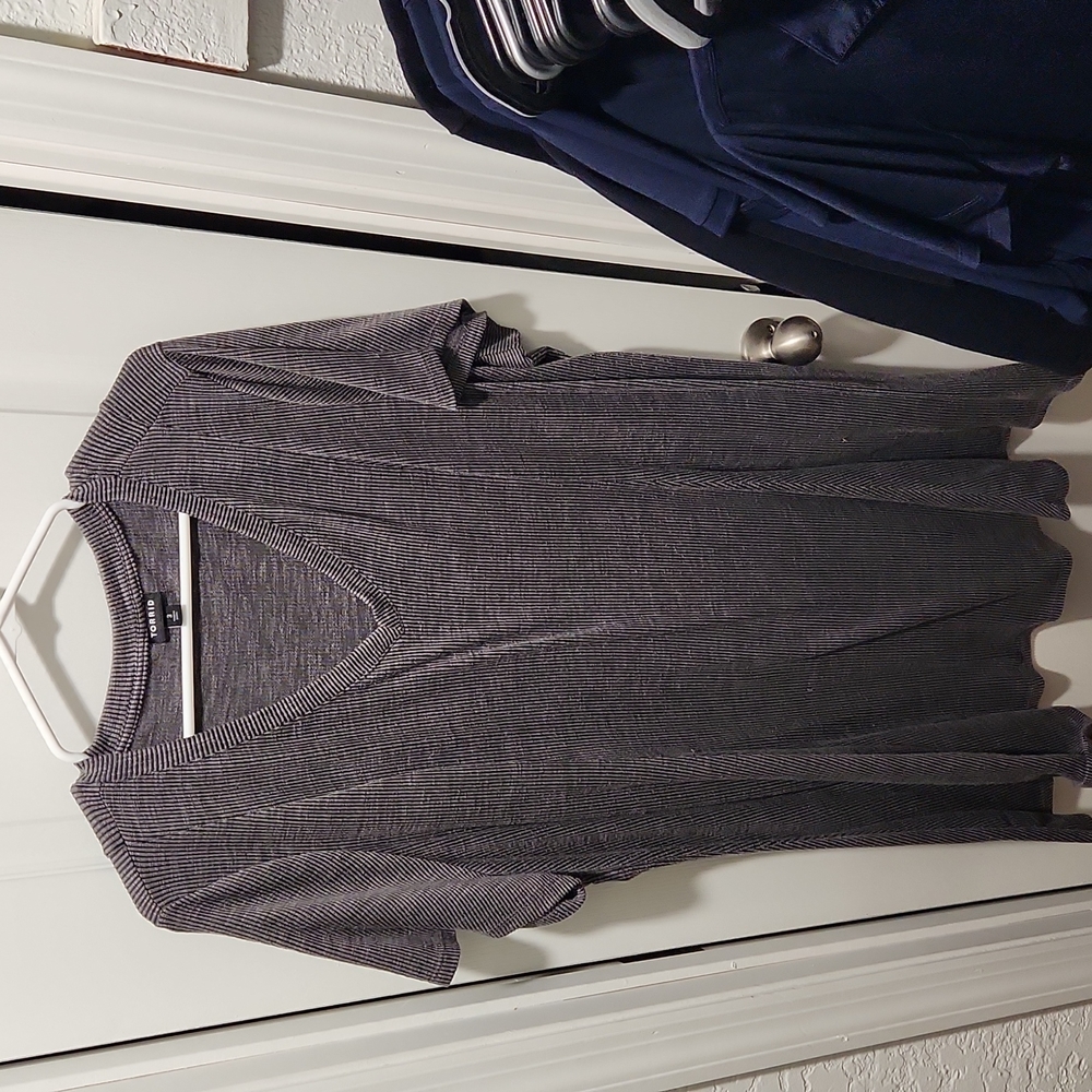 Ribbed T- shirt dress